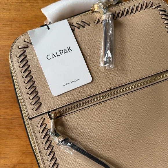 Calpak 15 inch laptop backpack (unopened/unused) Calpak Luka 15 Inch Laptop Backpack in Copper Travel Work  main image 4